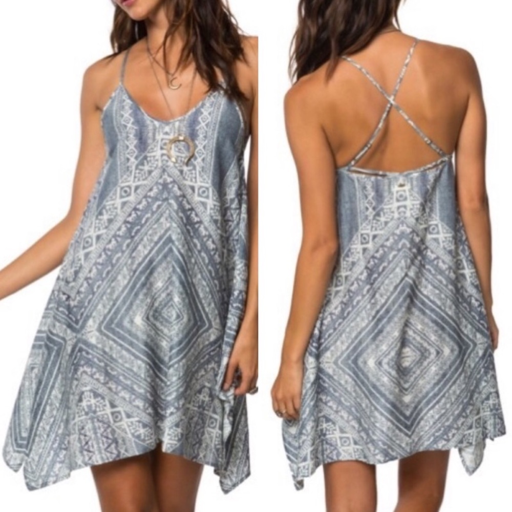 O’Neill Judd Print Swing Dress Size Medium